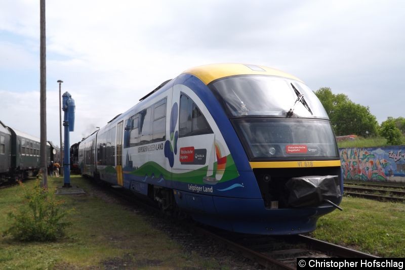 Bild: Der Desiro VT 618 ist im Einsatz bei der Mitteldeutschen Regiobahn.