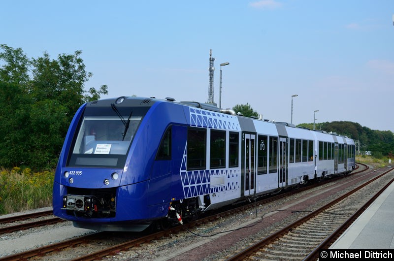 Bild: 622 405/622 905 waren diesmal in Rathenow abgestellt. Auf der Strecke Brandenburg Hbf - Rathenow werden nur zwei Fahrzeuge benötigt.