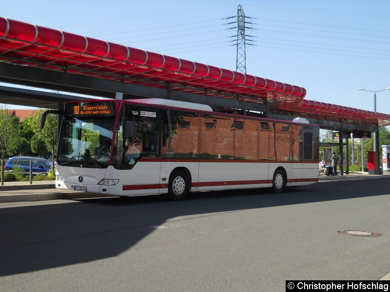 Bild: Bus 164 als Linie 10 am Europaplatz.