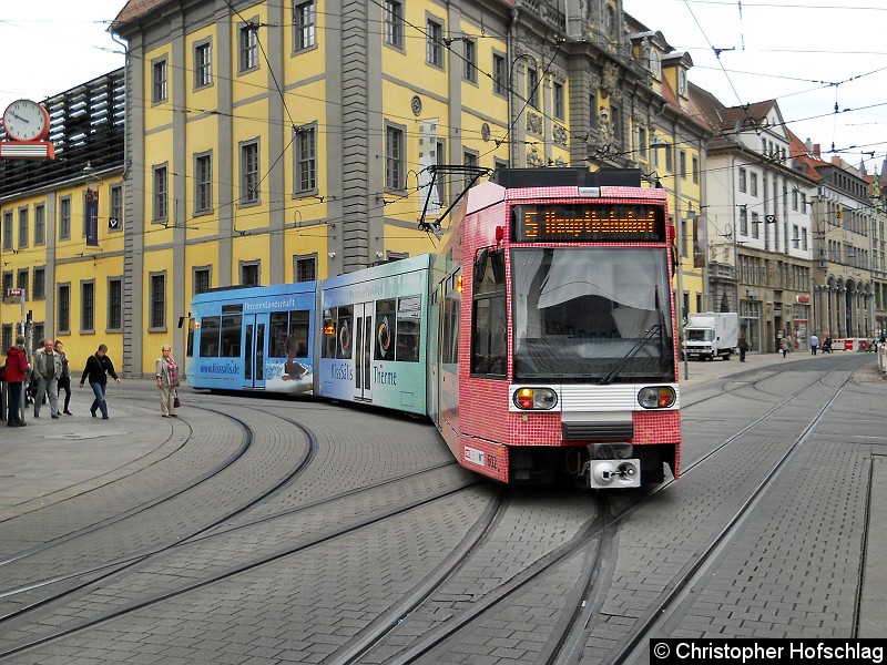 Bild: Anger als Linie 5 auf dem Weg zum Hauptbahnhof.