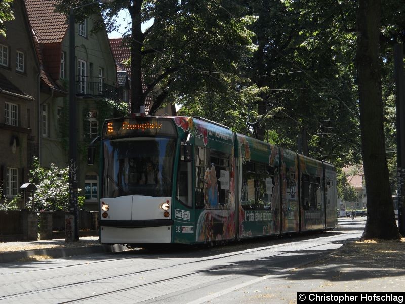 Bild: Haltestelle Robert-Koch-Straße.