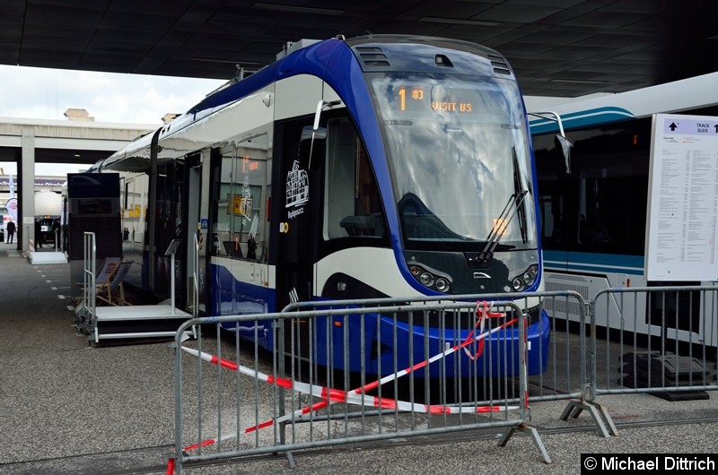 Bild: Diese Straßenbahn ist von PESA und wird als 