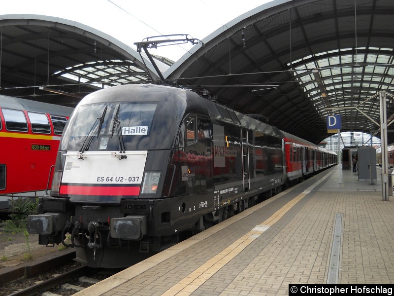 Bild: Als RB nach Eisenach in Halle Hauptbahnhof.