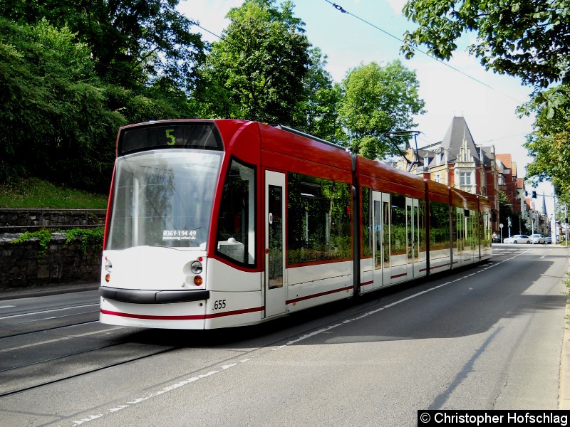 Bild: Schillerstraße/Stadtpark als Linie 5.