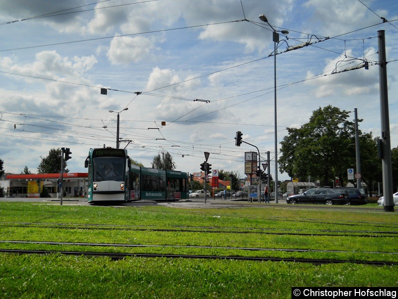 Bild: Auf der Kreuzung Nordhäuser/Warschauer Straße.