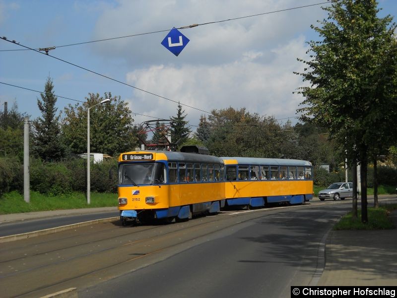 Bild: 2152+748 in der Wurzner Straße.