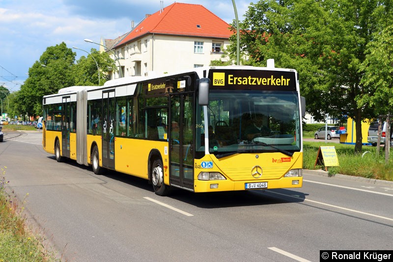 Bild: 40486 als Schienenersatzverkehr für die Straßenbahnlinie 50.