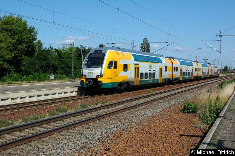 Bild: ET 445.114 als RE2 in Nauen.