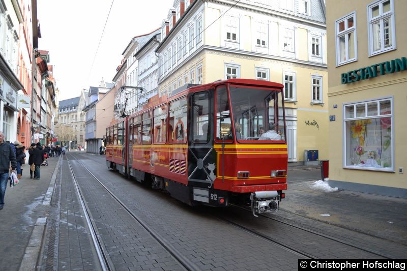 Bild: TW 512 in der Marktstraße.