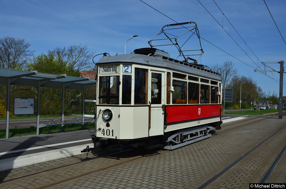 Fotohalt Haltestelle Rennbahnkreuz.