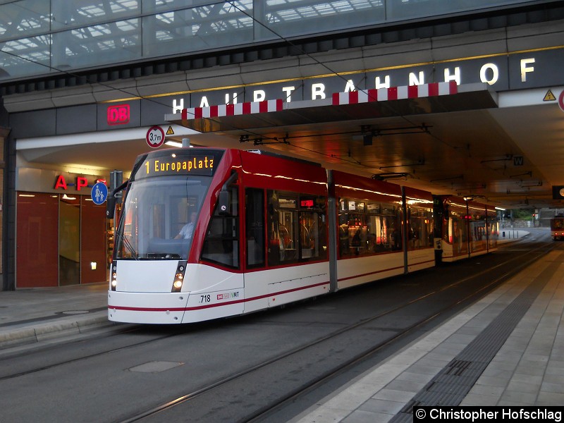 Bild: Als Linie 1 am Hauptbahnhof.