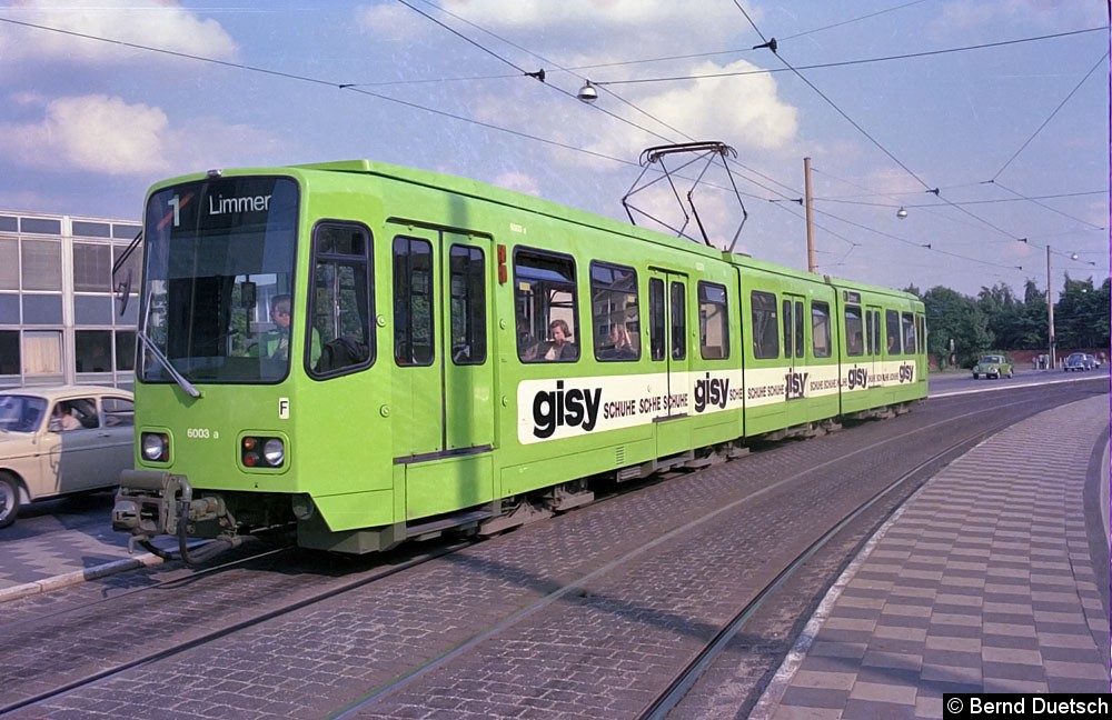 Bild: Tw 6003 auf der Wunstorfer Straße.