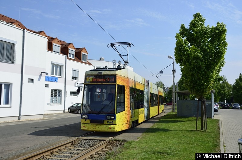 Bild: 1140 als Linie 2 an der Endstelle Grünau-Süd