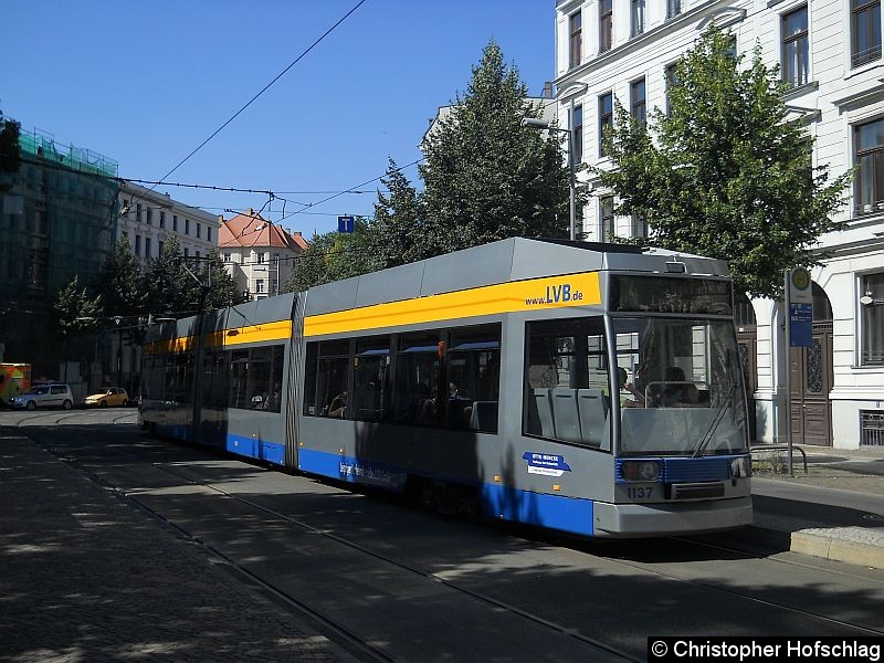 Bild: Am Waldplatz als Linie 4 Richtung Gohils, Landsberger Straße.