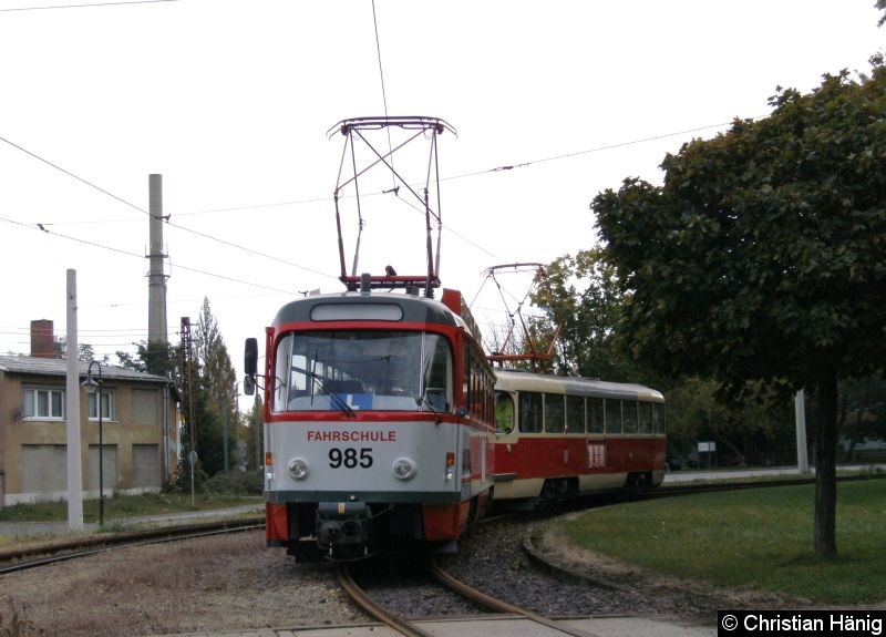 Bild: Fahrschulwagen 985 in Bad Dürrenberg.