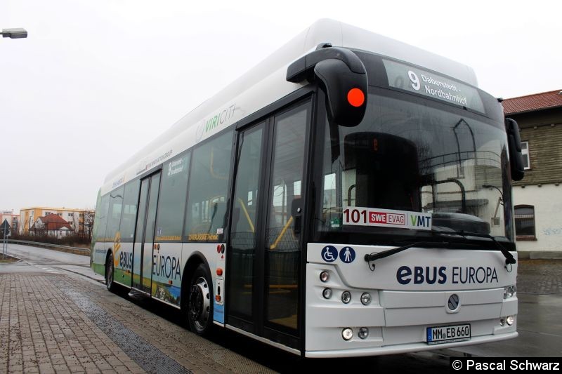 Bild: Bus 660(EVAG 101) am Nordbahnhof.