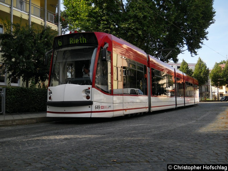 Bild: Endstelle der Linie 6 Steigerstraße.