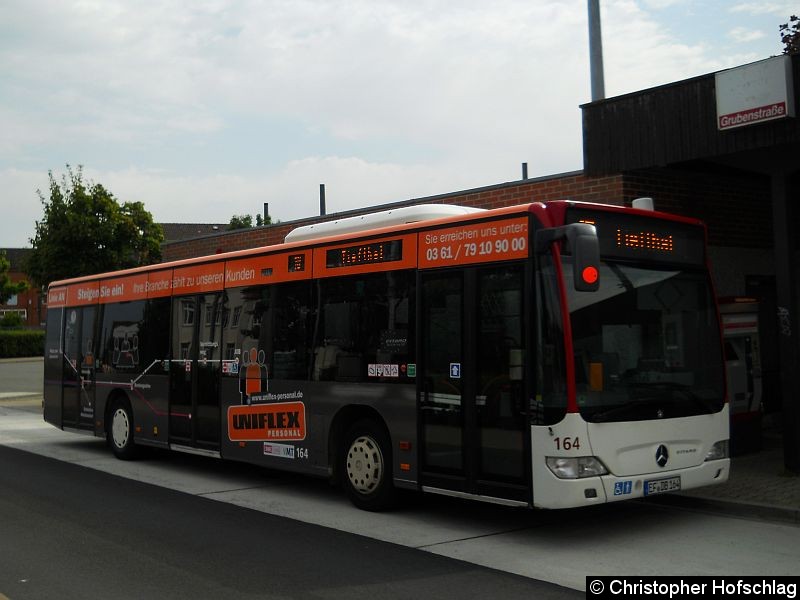 Bild: Bus 164 als Linie 10 Grubenstraße.