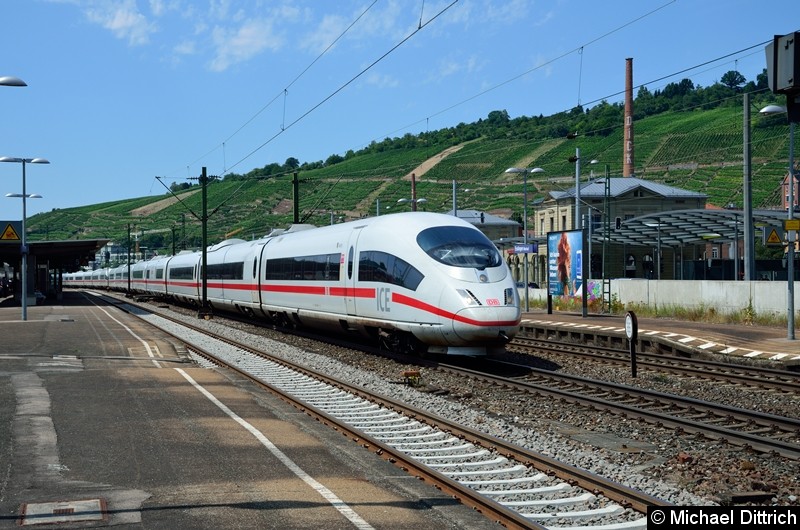 Bild: 403 009 + 403 034 bei der Durchfahrt in Esslingen (Neckar).