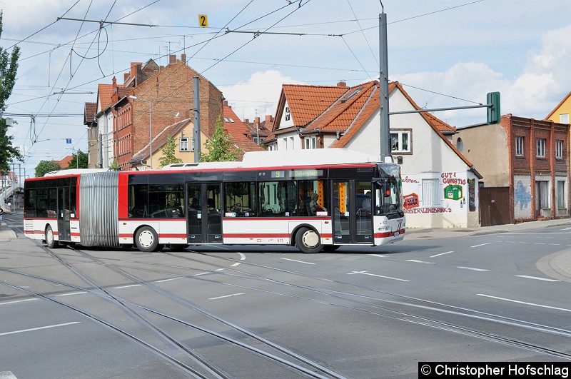 Bild: Salinenstraße als Linie 9.