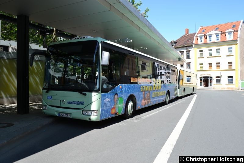 Bild: Wagen 1107 am Busbahnhof,Erfurt.