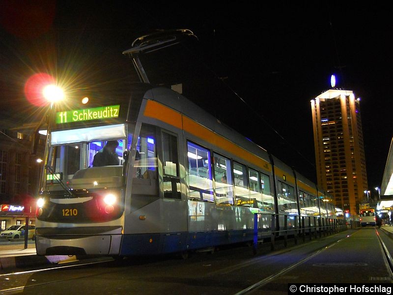 Bild: Am Hauptbahnhof als Linie 11.