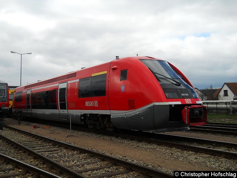 Bild: 641 031 zu Gast bei der Erfurter Bahn.
