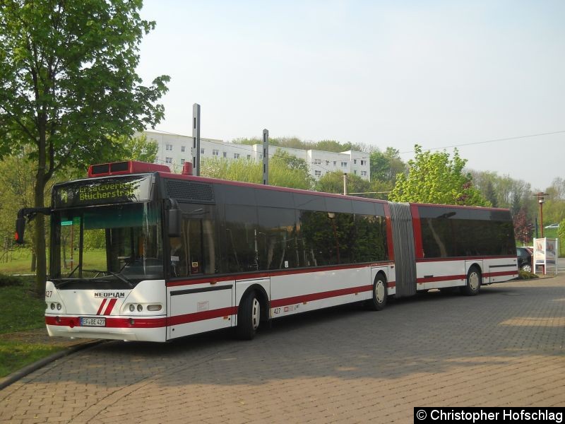 Bild: Bus 427 am Wiesenhüegl.