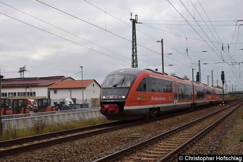 642 195+642 233 bei der Durchfahrt in Erfurt Ost